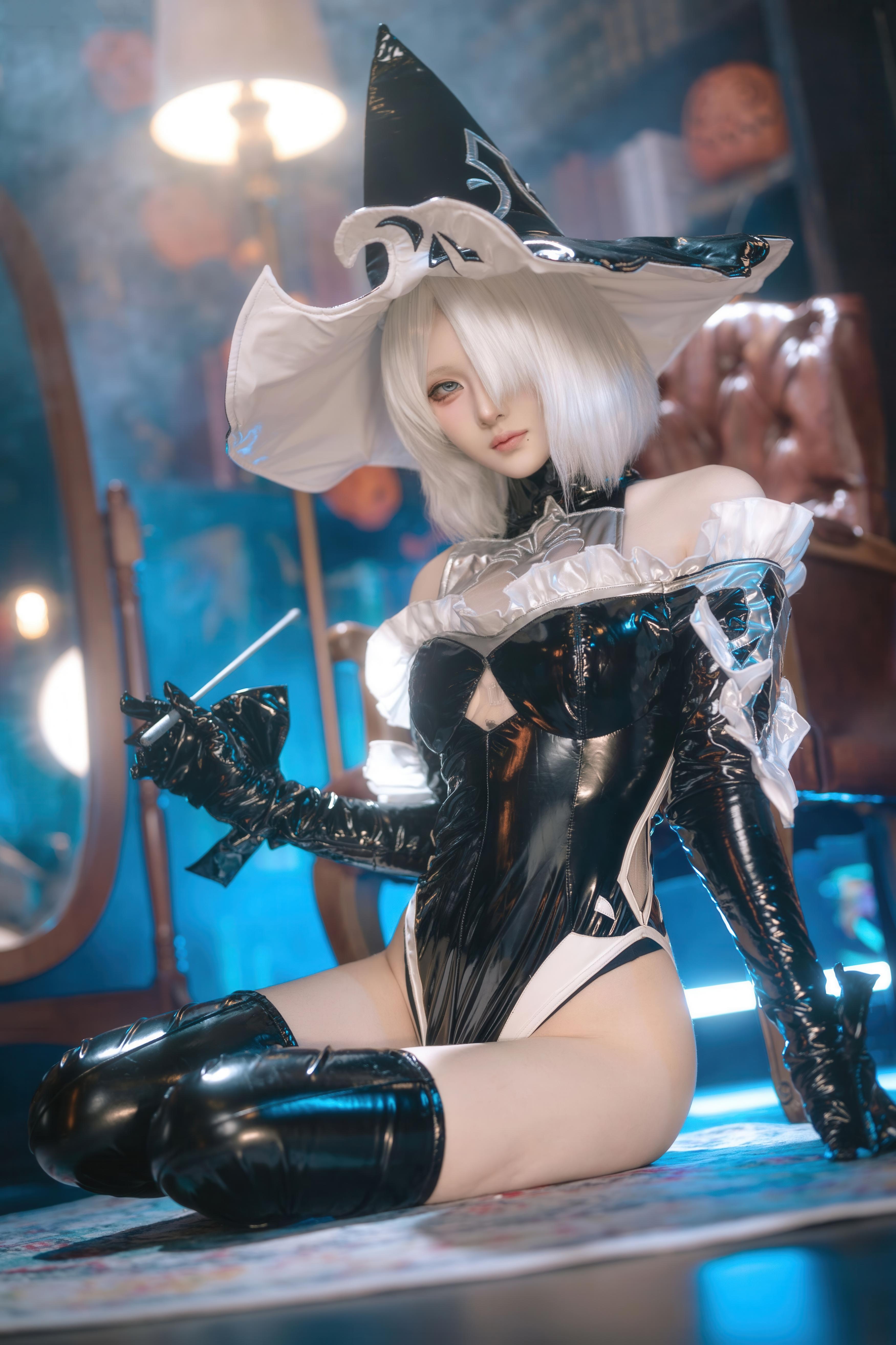 No.062 屿鱼Yukako – 万圣女巫 2B同人 [70P]-cos