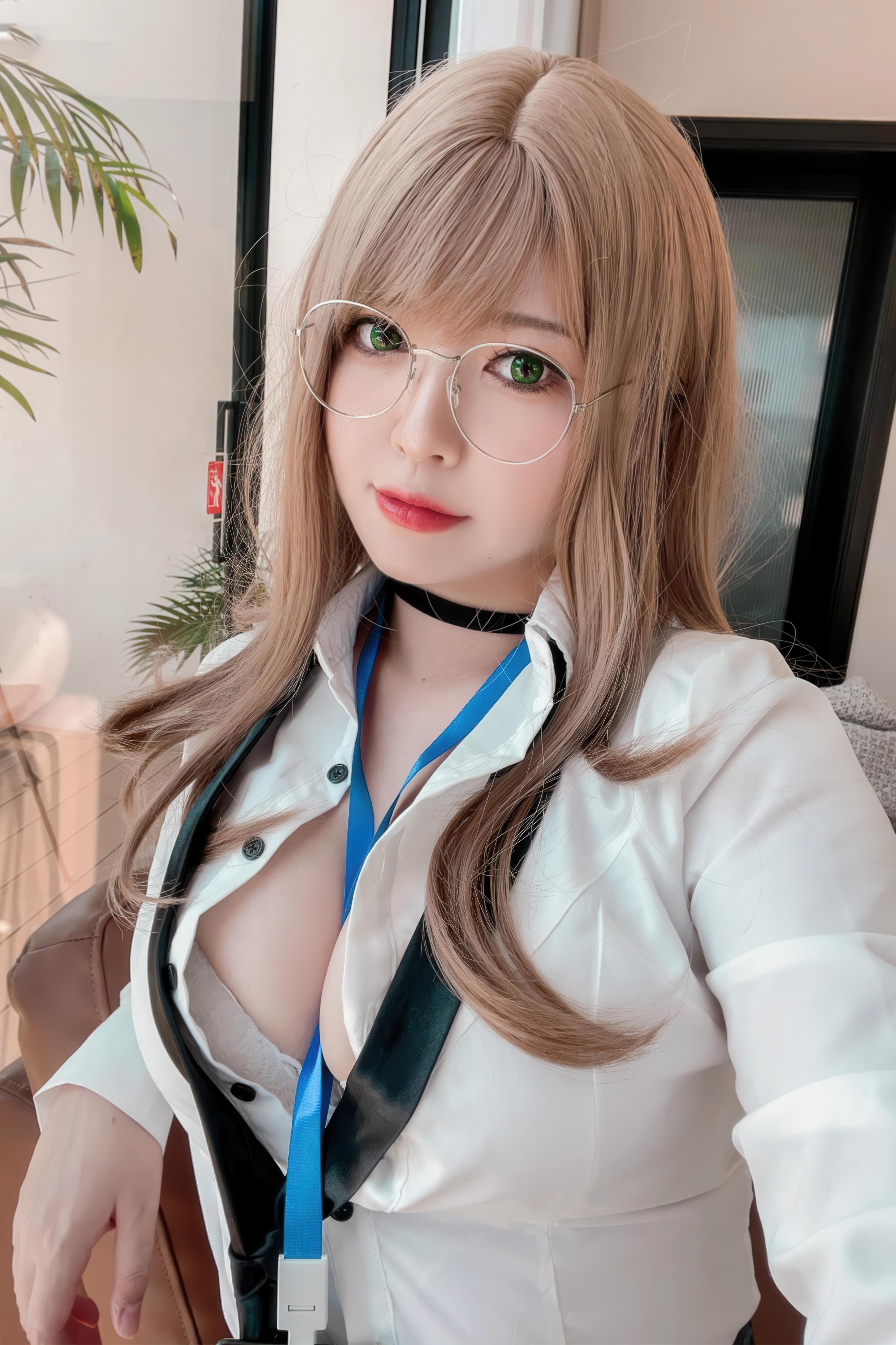 No.074 BANBANKO半半子 - Nikke胜利女神 艾玛秘书 [76P]-cos