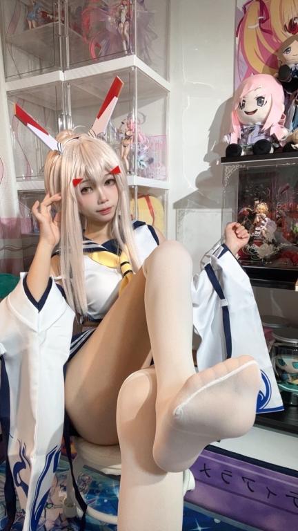 No.029 白栎SHIRLY - 碧蓝航线 绫波 [128P 26V]-cos