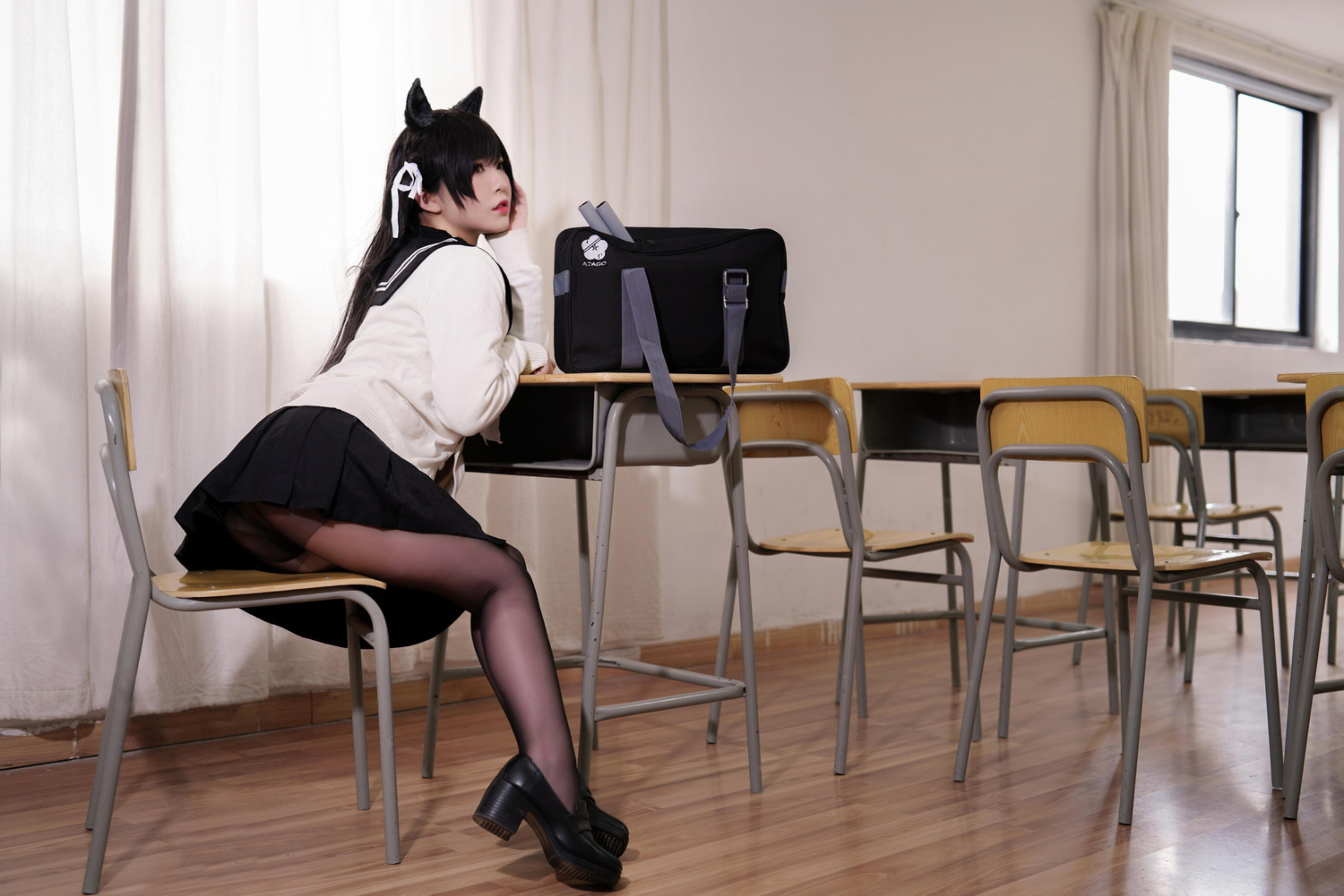 No.077 BANBANKO半半子 - 碧蓝航线 爱宕 学园幻想曲 [25P]-cos