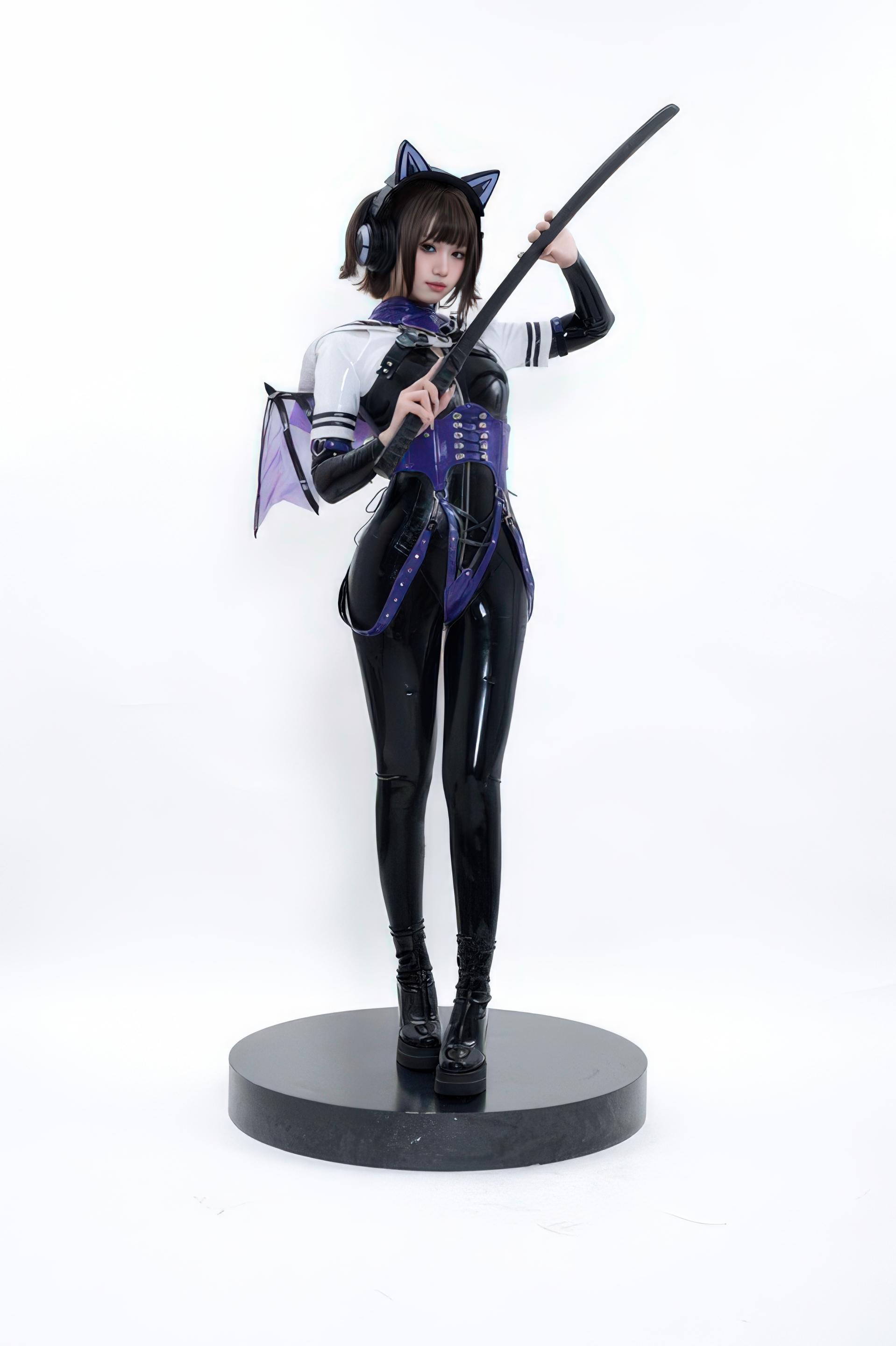 No.064 柒柒要乖哦 - 白棚胶衣 [78P]-cos