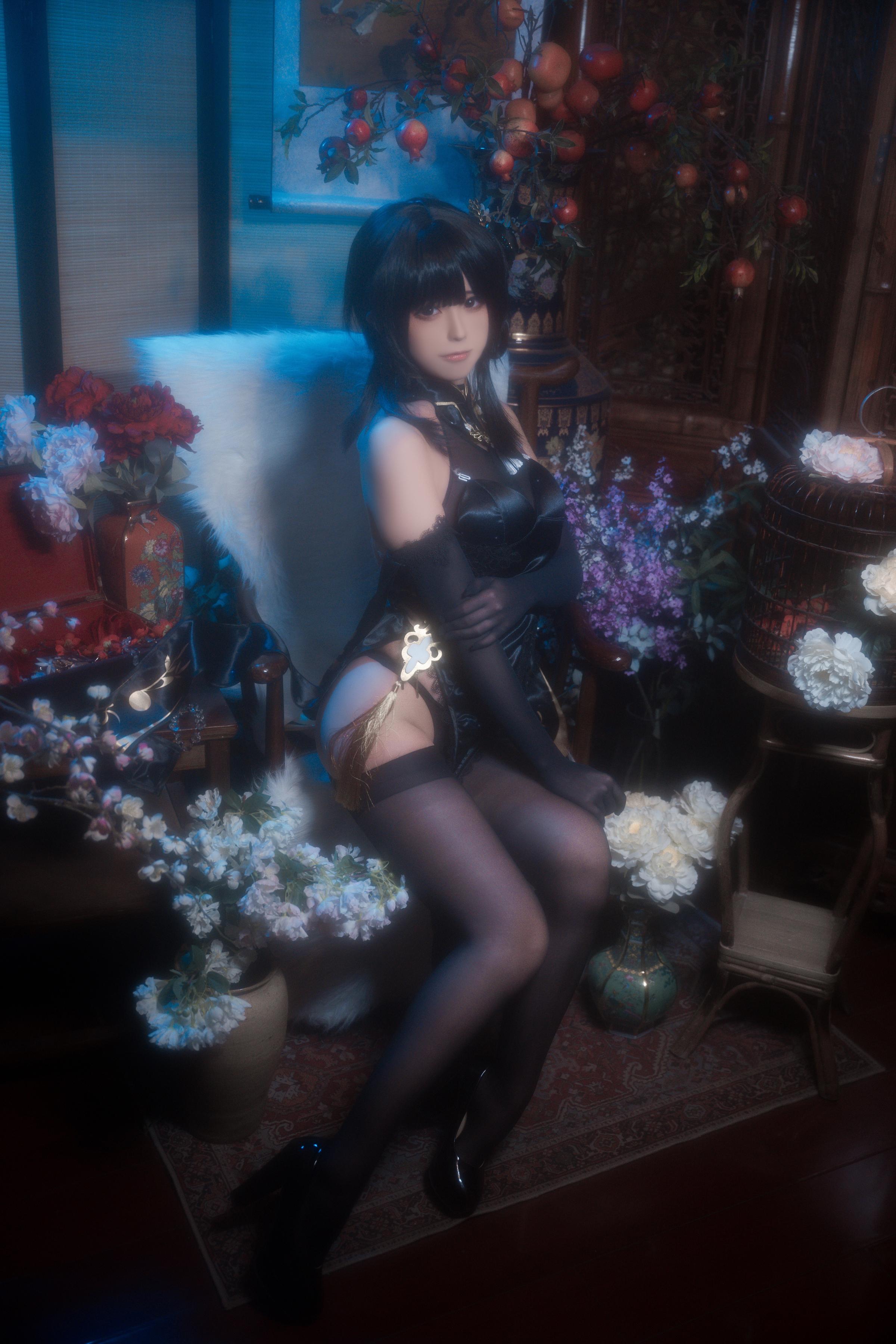 No.027 - 碧蓝航线 镇海 旗袍 [44P]-cos