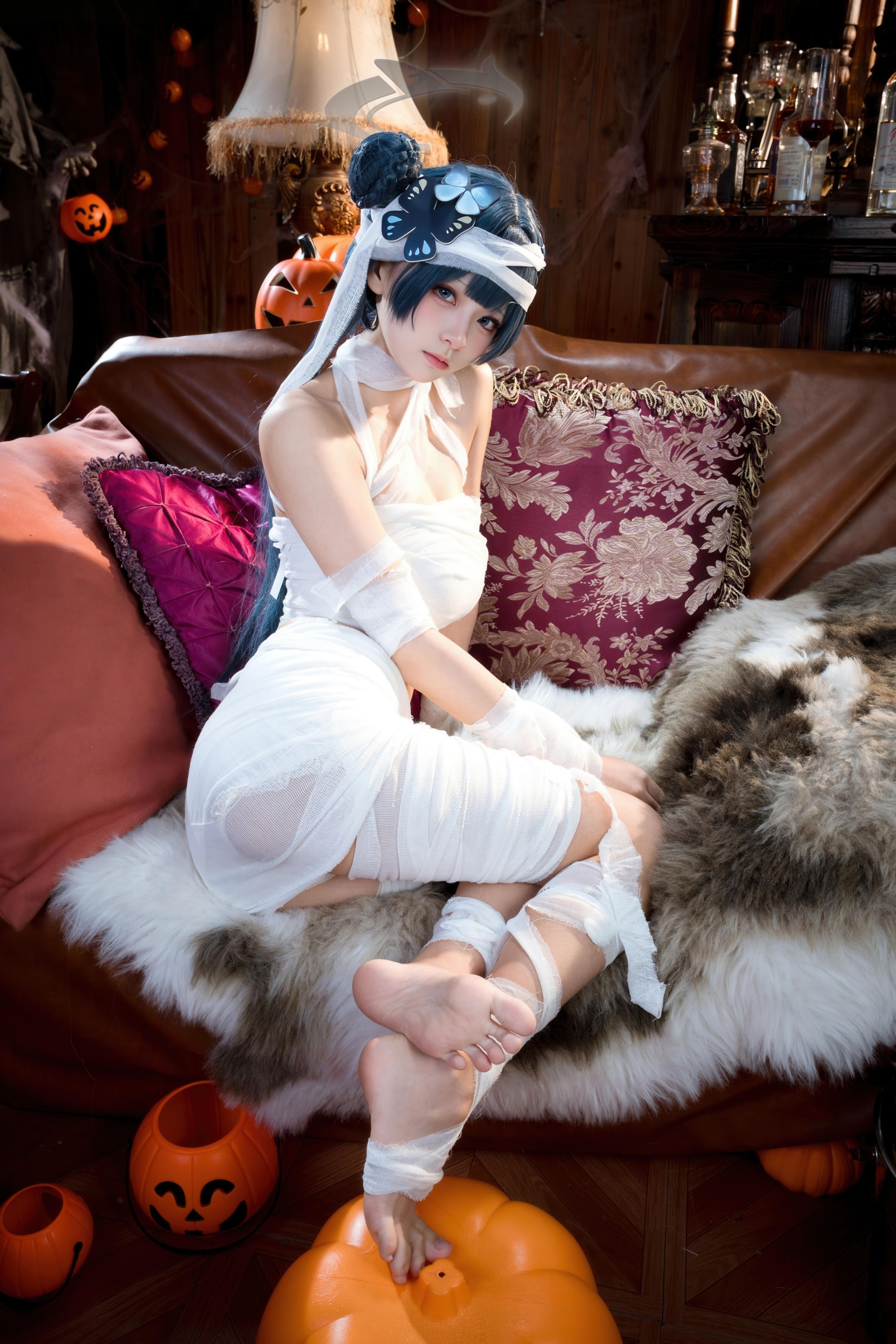 No.036 九柒喵 - 蔚蓝档案 妃咲万圣节 [51P]-cos