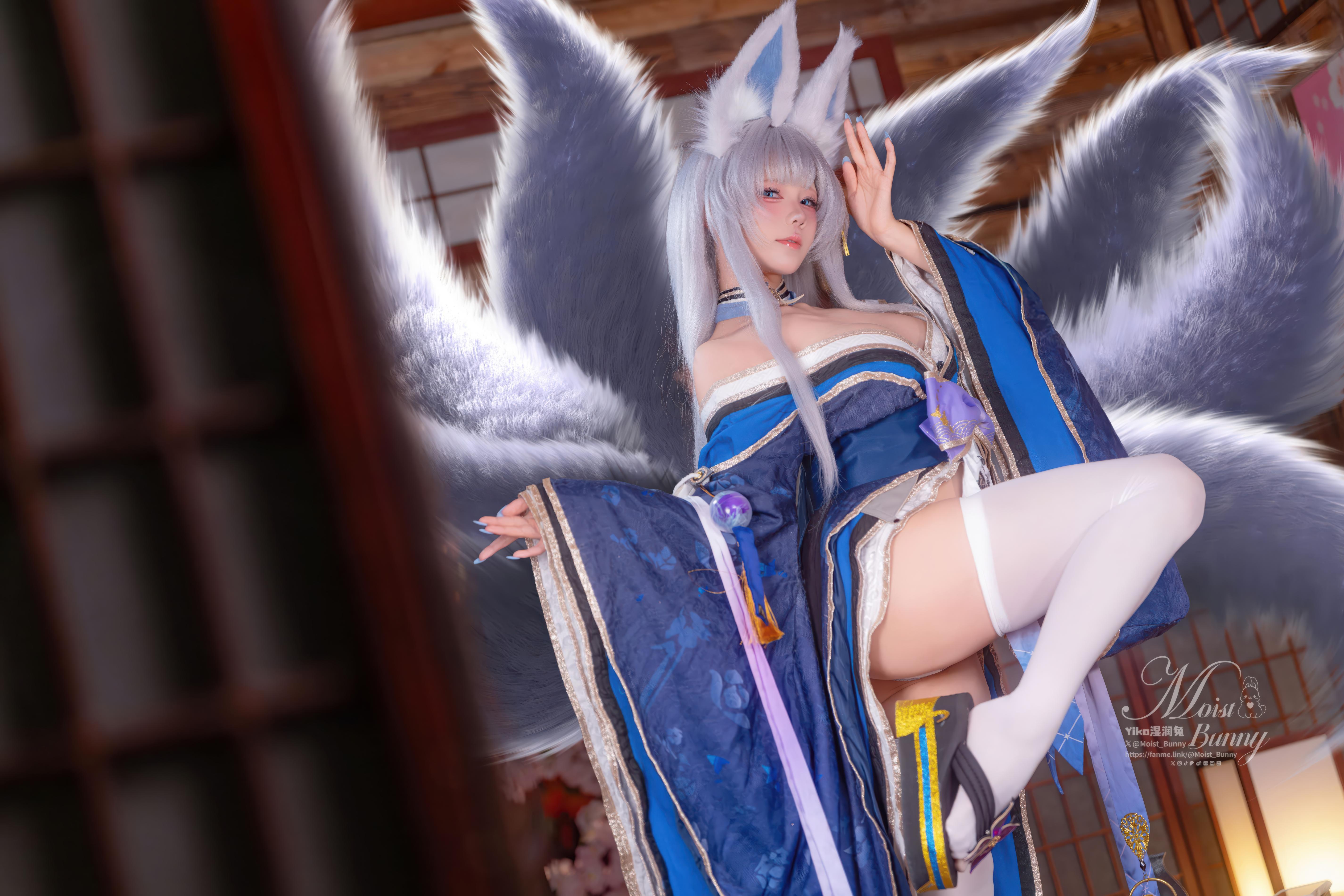 NO.259 咬一口兔娘(Yiko湿润兔) – 2026年3月作品 碧蓝航线 信浓[110P2V-1.49G]-cos