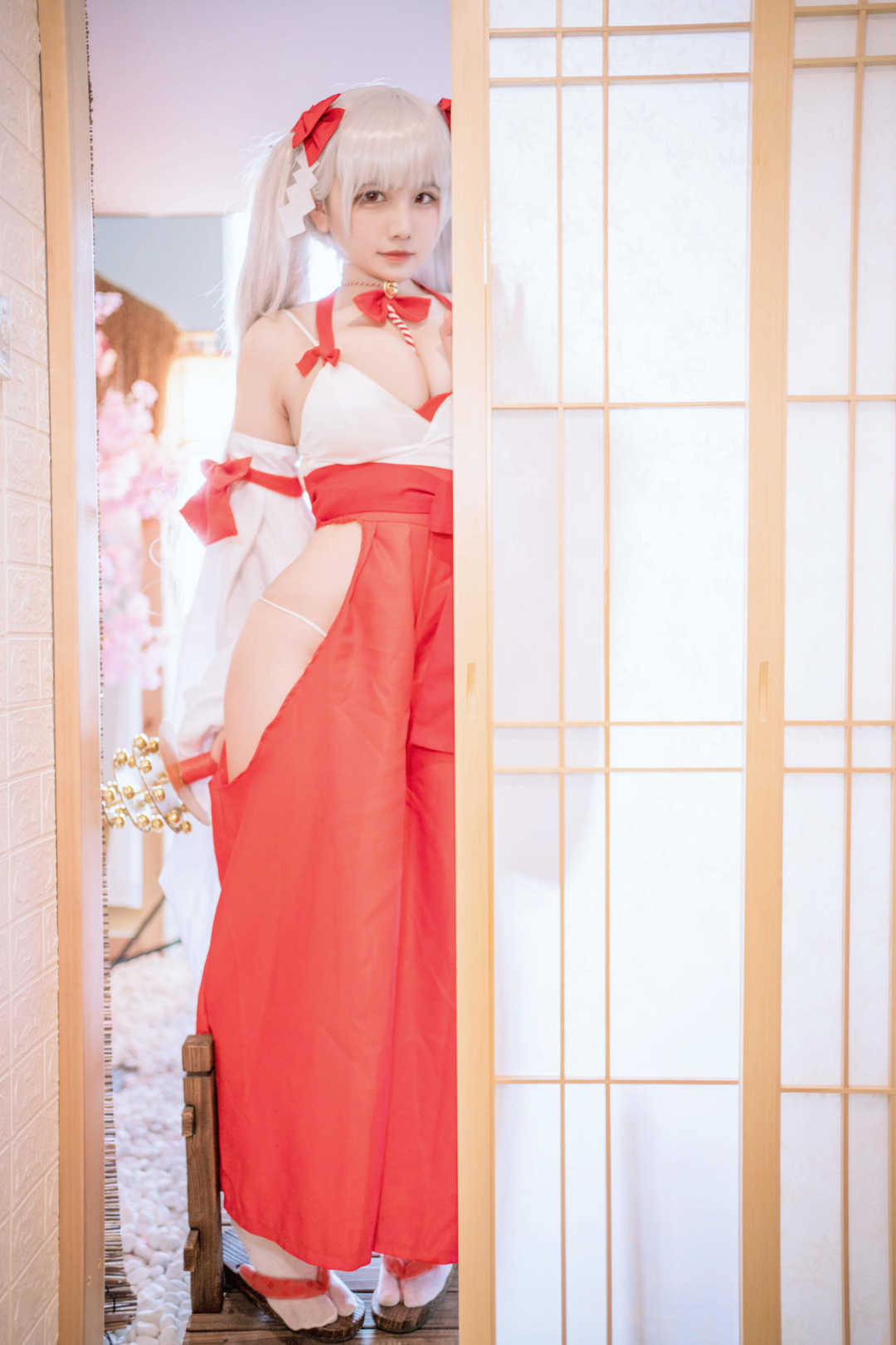 No.057 阿半今天很开心 - 碧蓝航线 可畏巫女 [38P]-cos