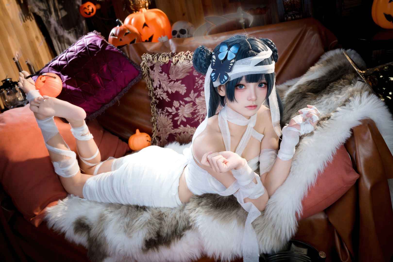No.036 九柒喵 - 蔚蓝档案 妃咲万圣节 [51P]-cos